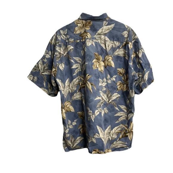 Men's Pierre Cardin Short Sleeved Hawaiian Button Down Shirt XL - Picture 2 of 4